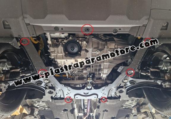 Piastra paramotore di alluminio Dacia Duster - 4x2 +4x4