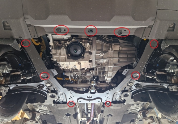 Piastra paramotore di alluminio Dacia Duster- 4x4