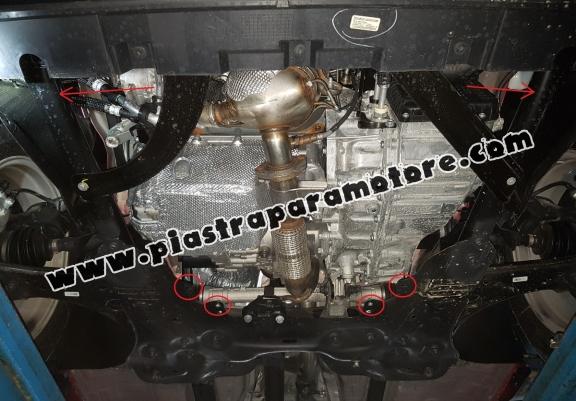 Piastra paramotore di acciaio Jeep Renegade