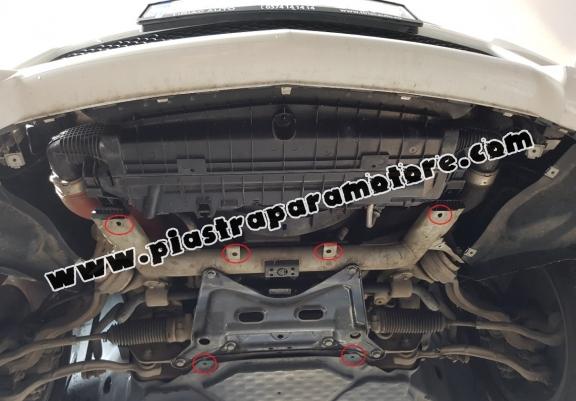 Piastra paramotore di acciaio Mercedes E-Classe W212