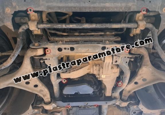 Piastra paramotore di acciaio Mercedes ML W166
