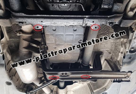 Piastra paramotore di acciaio Mercedes ML W164