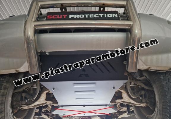 Piastra paramotore di acciaio Mitsubishi Pajero 3 (V60, V70) Vers 2.0