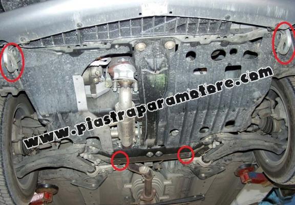 Piastra paramotore di acciaio Nissan Primera P12