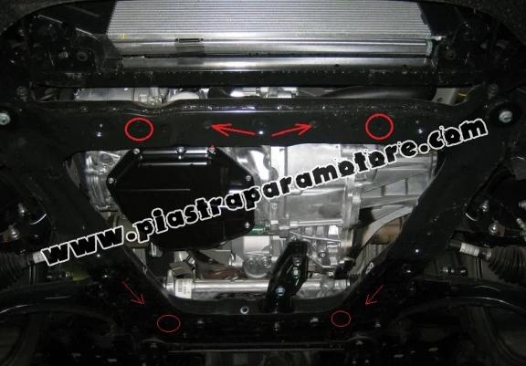 Piastra paramotore di acciaio Nissan Qashqai J10