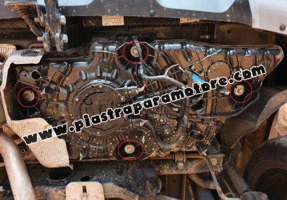 Protezione di acciaio per il AdBlue Dacia Duster