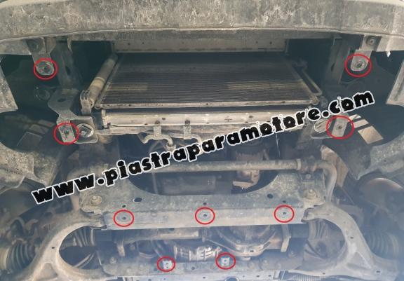 Piastra paramotore di acciaio SsangYong Rexton