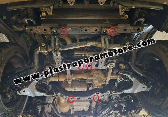 Piastra paramotore di acciaio Lexus GX460