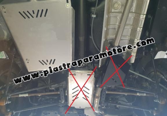 Protezione di alluminio per il serbatoio Dacia Duster