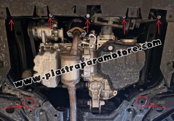 Piastra paramotore di acciaio Toyota Aygo X