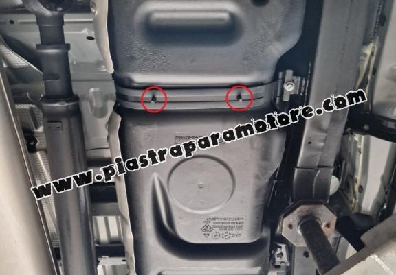 Protezione di acciaio per il serbatoio Toyota Hilux