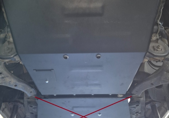 Piastra paramotore di acciaio Volkswagen Amarok