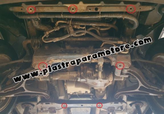 Piastra paramotore di acciaio Jeep Grand Cherokee