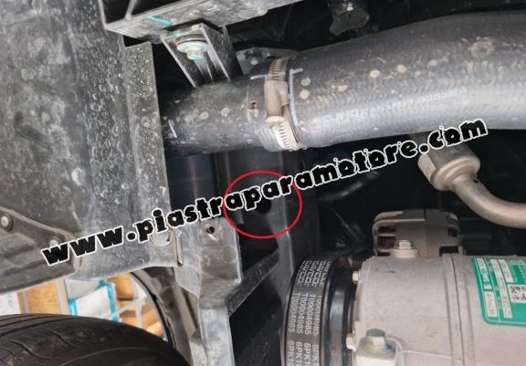 Piastra paramotore di acciaio Baic Beijing X75