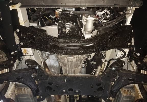 Piastra paramotore di acciaio Ford Transit Custom