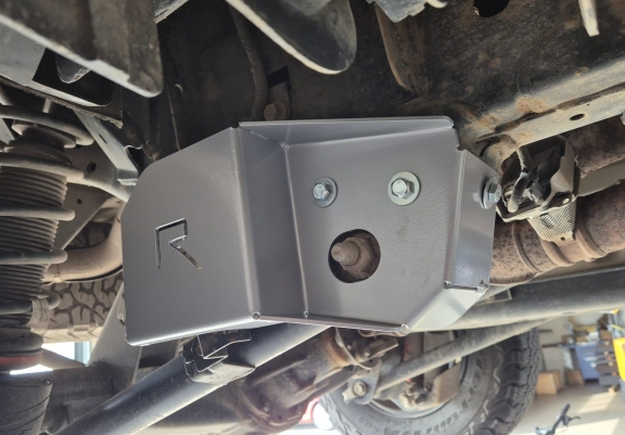 Piastra paramotore alluminio sensore sospensione posteriore Ford Ranger Raptor