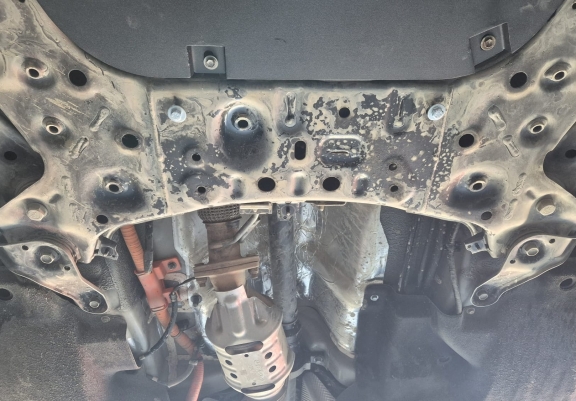 Protezione di acciaio per catalizzatore Hyundai Santa Fe