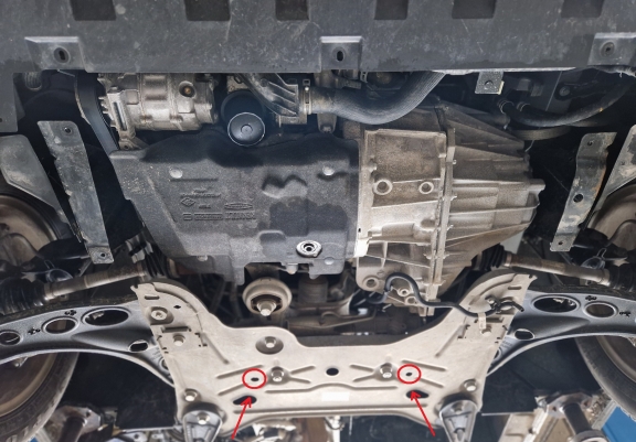 Piastra paramotore di Alluminio Renault Trafic