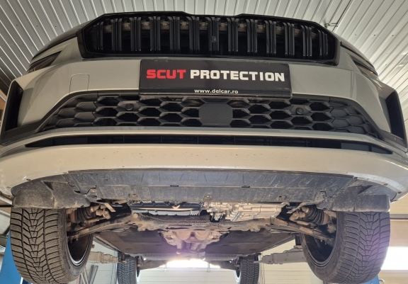 Piastra paramotore di acciaio Skoda Kodiaq