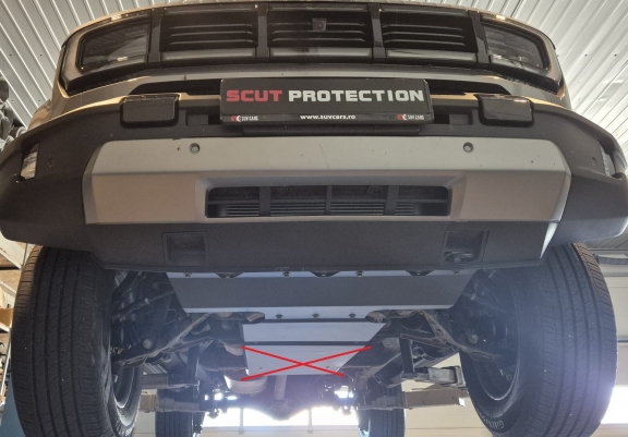 Piastra paramotore di acciaio Baic Beijing BJ40