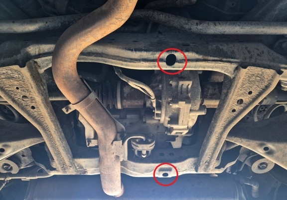 Protezione di alluminio per il differenziale  Nissan Qashqai