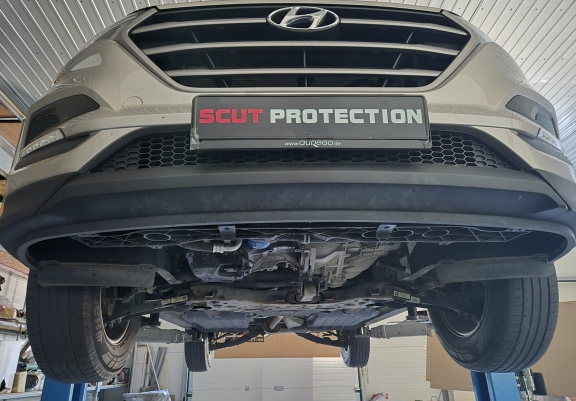 Piastra paramotore di acciaio Hyundai IX35