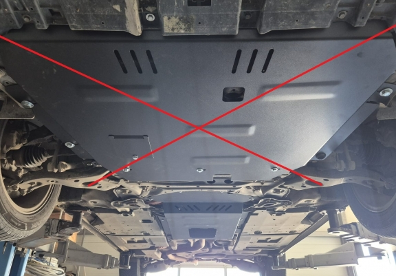 Piastra catalizzatore/cat lock di acciaio Toyota Verso-S