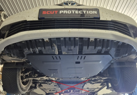 Piastra paramotore di acciaio Lexus CT200H