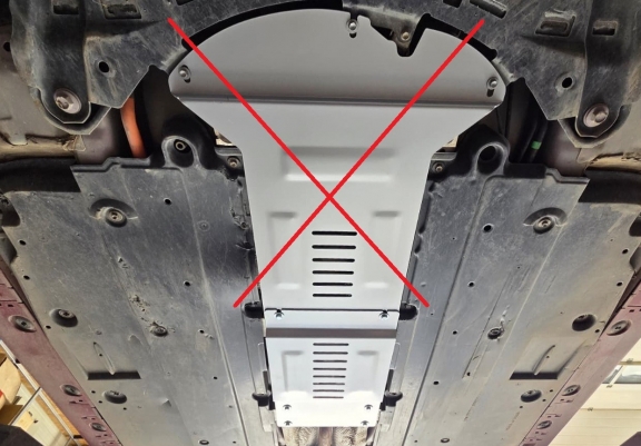 Protezione / blocco catalizzatore in alluminio per Lexus UX
