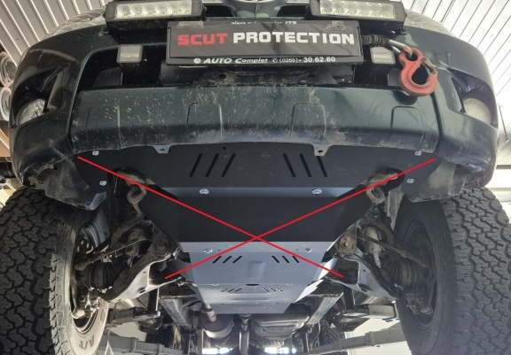 Protezione di acciaio per il differenziale  Toyota Hilux