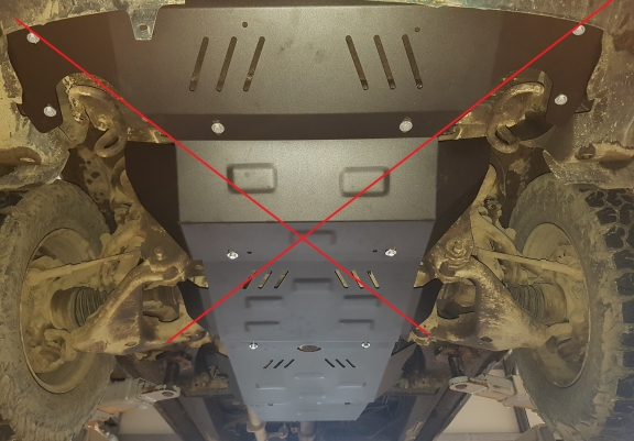 Protezione di acciaio per il cambio Toyota Hilux Revo