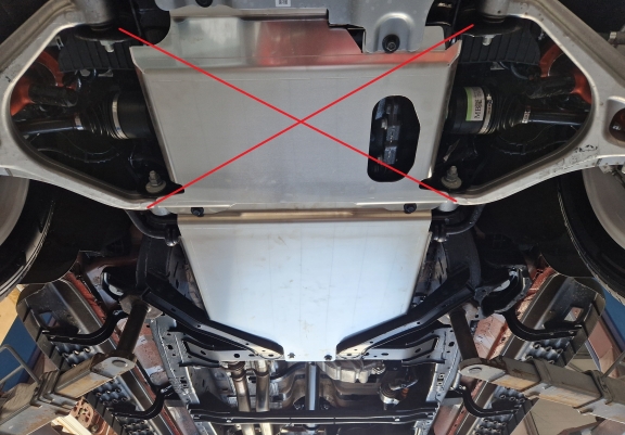 Protezione di alluminio  per il cambio Volkswagen Amarok