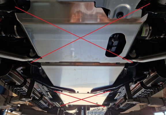 Protezione di alluminio  per il cambio Volkswagen Amarok