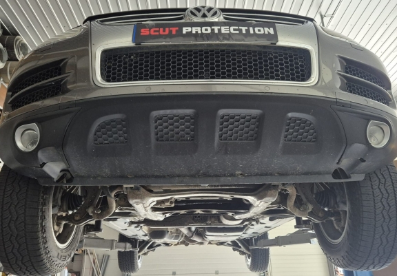 Piastra paramotore di acciaio Porsche Cayenne