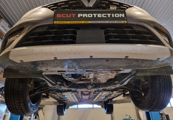 Piastra paramotore di acciaio Renault Clio 6