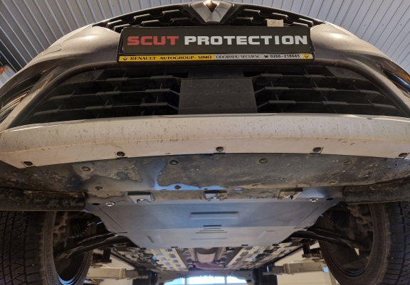 Piastra paramotore di acciaio Renault Clio 6
