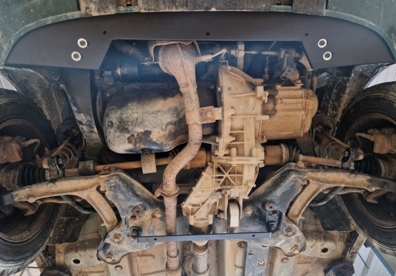 Piastra paramotore di acciaio Fiat Panda 4x4 - pacchetto promozionale
