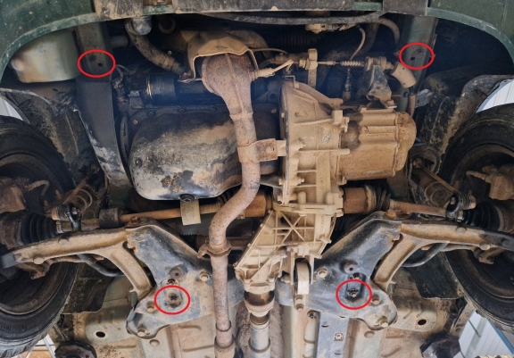 Piastra paramotore di acciaio Fiat Panda 4x4 - pacchetto promozionale