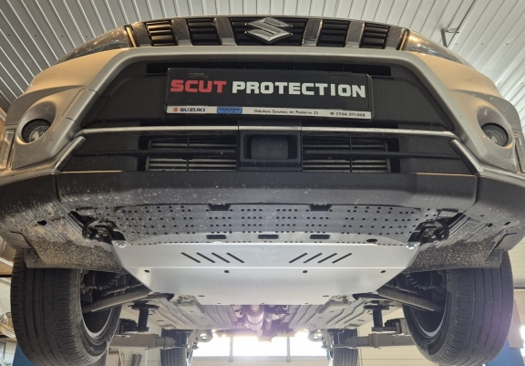 Piastra paramotore di acciaio Suzuki S-Cross - pacchetto promozionale alluminio