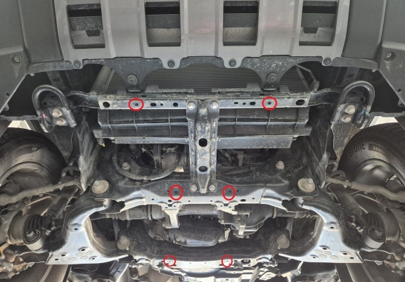 Piastra paramotore di acciaio Toyota Land Cruiser - pacchetto promozionale