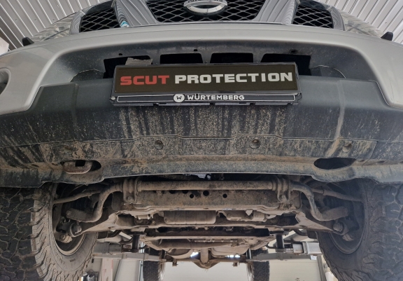Protezione di alluminio  per il cambio Nissan Pathfinder