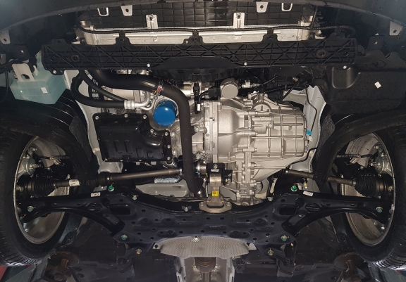 Piastra paramotore di alluminio Hyundai i30