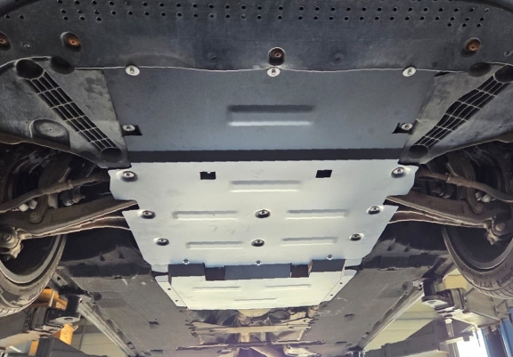 Piastra paramotore di acciaio Audi A6