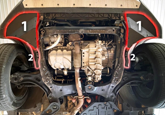 Piastra paramotore di acciaio BYD Seal U DM-i