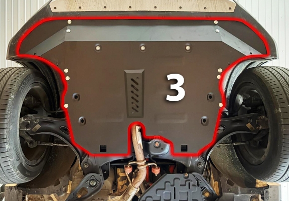 Piastra paramotore di acciaio BYD Seal U DM-i