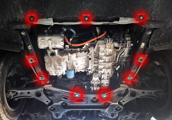 Piastra paramotore di acciaio Chery Tiggo 7