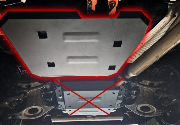 Protezione di acciaio per il serbatoio Chery Tiggo 9