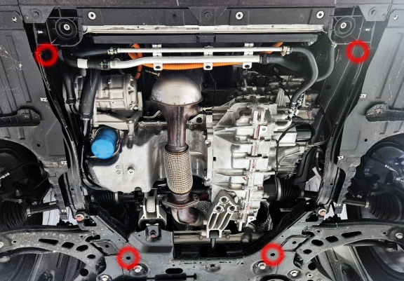 Piastra paramotore di acciaio Forthing U Tour V9