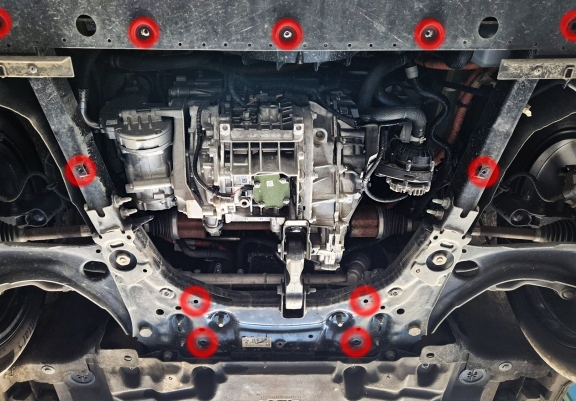 Piastra paramotore di acciaio Renault 4 E-Tech